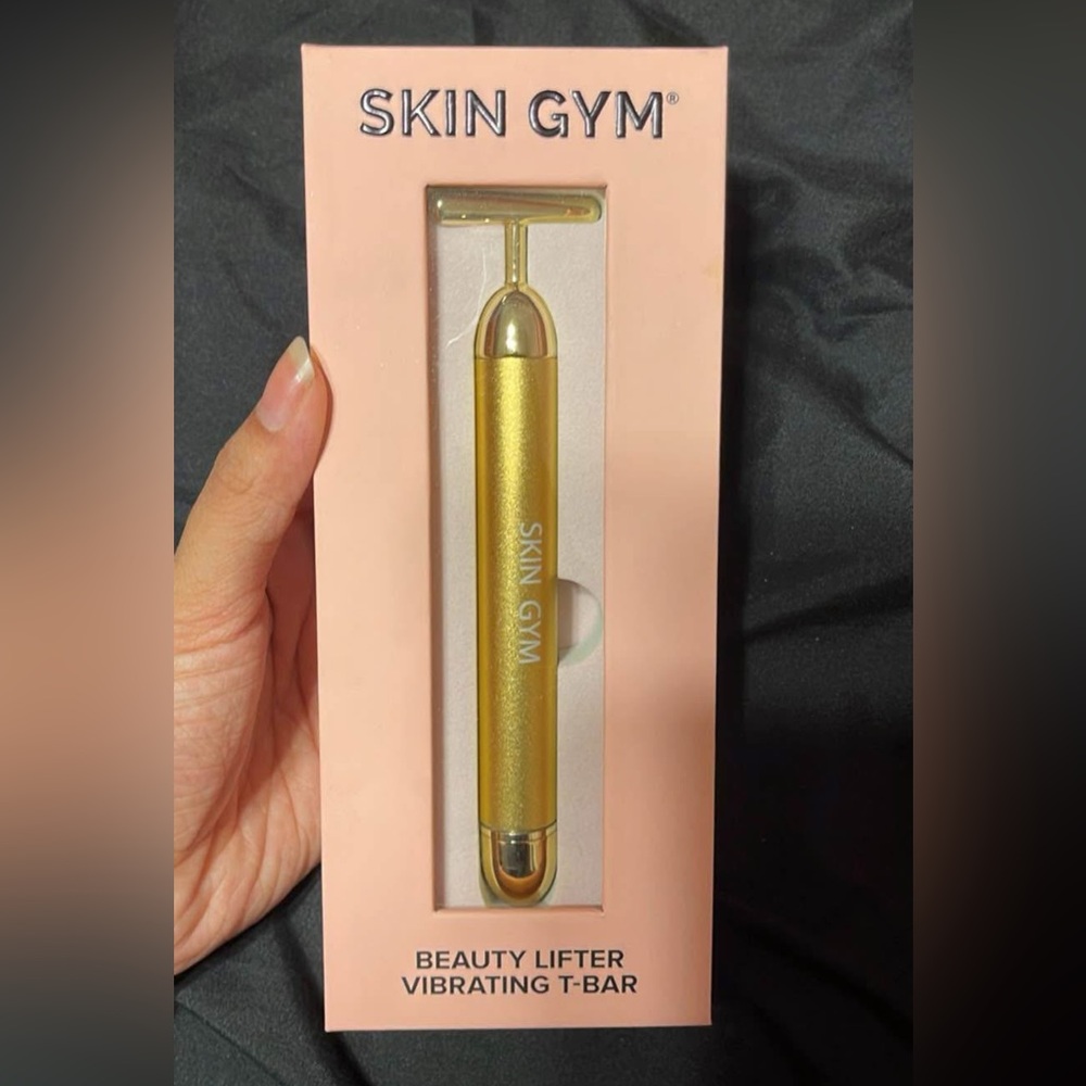 Skin Gym Gold Beauty Lifter Vibrating T-Bar
